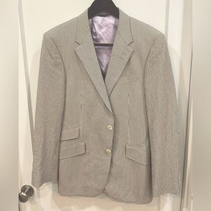 Brown Seersucker Paul Smith London Blazer - 40 Regular